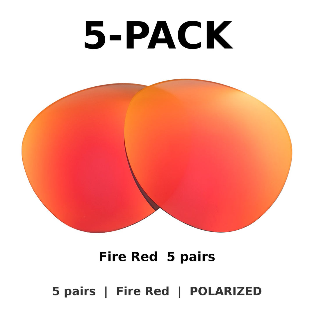 Fire Red Polarized | 5-Pack
