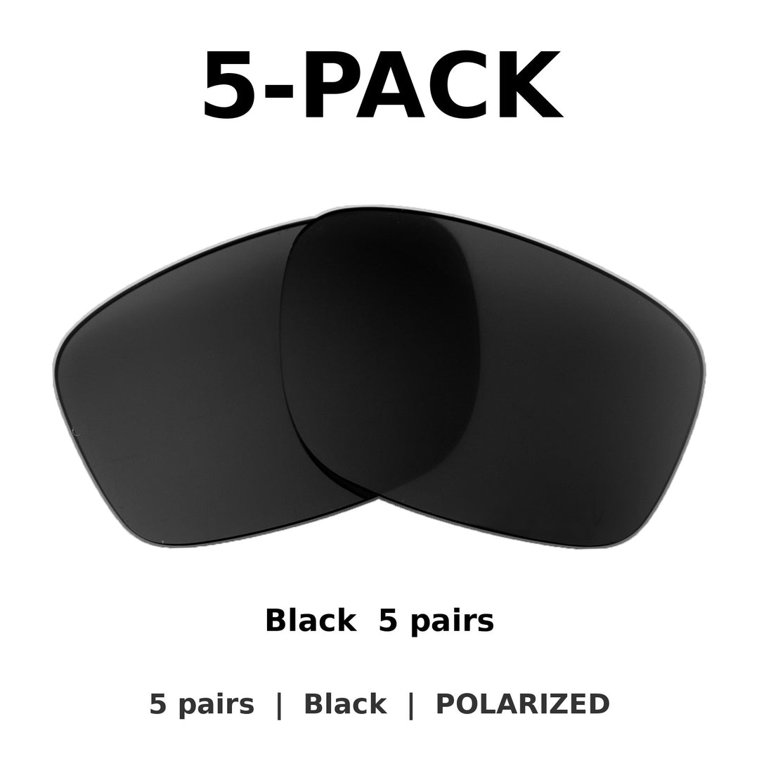 Black Polarized | 5-Pack