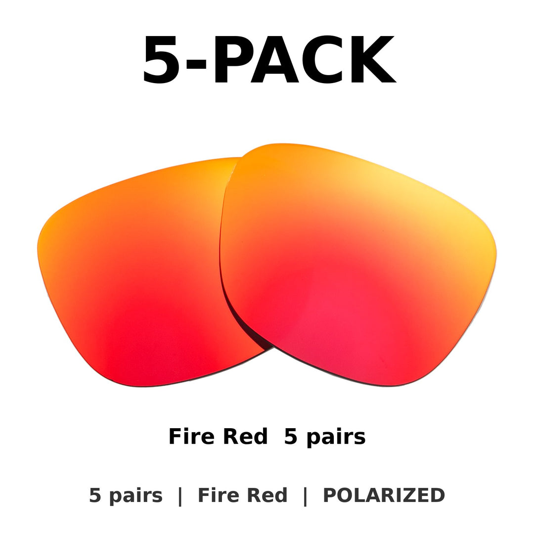 Fire Red Polarized | 5-Pack