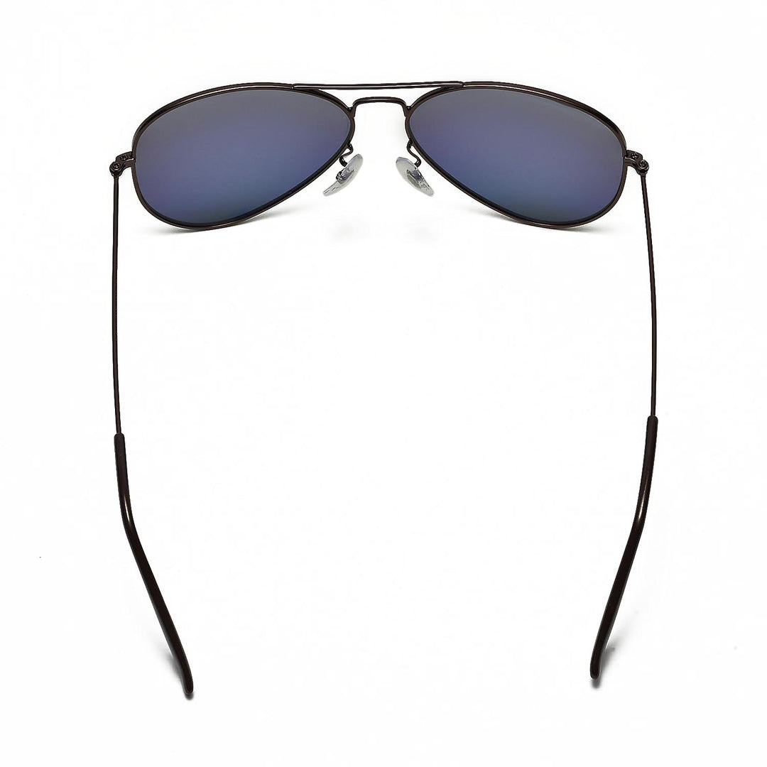 Walleva Pilo Polarized Sunglasses — Aluminum Alloy Frame — Gold Frame / 24K Gold Mirror
