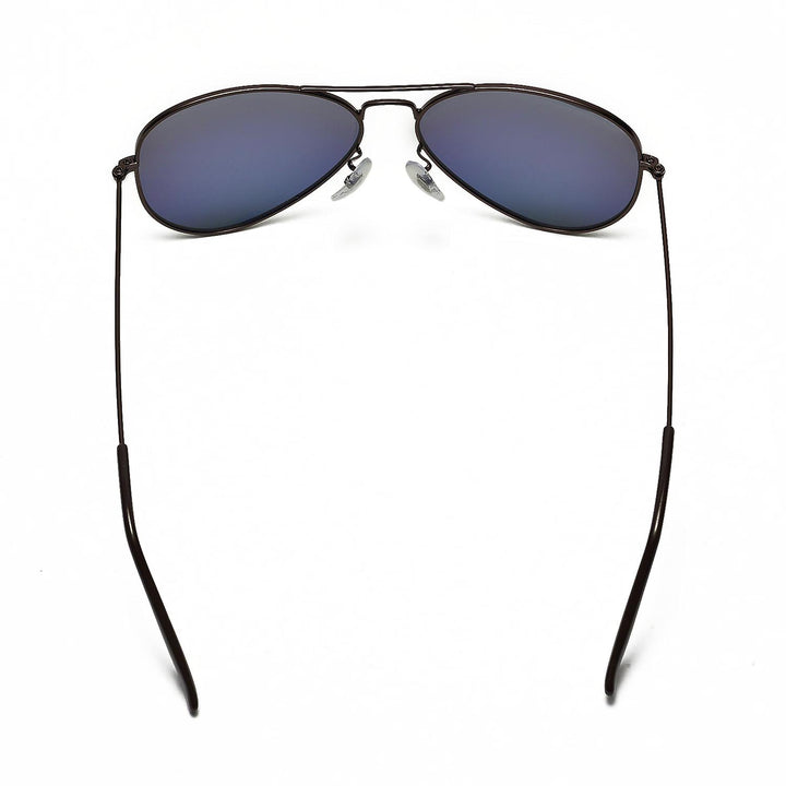 Walleva Pilo Polarized Sunglasses — Aluminum Alloy Frame — Gold Frame / 24K Gold Mirror