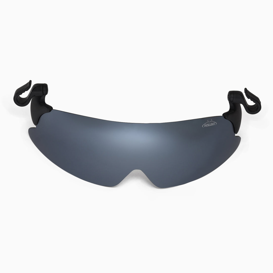 Walleva WSG003 Polarized Hat-Clip Sport Sunglasses — Titanium