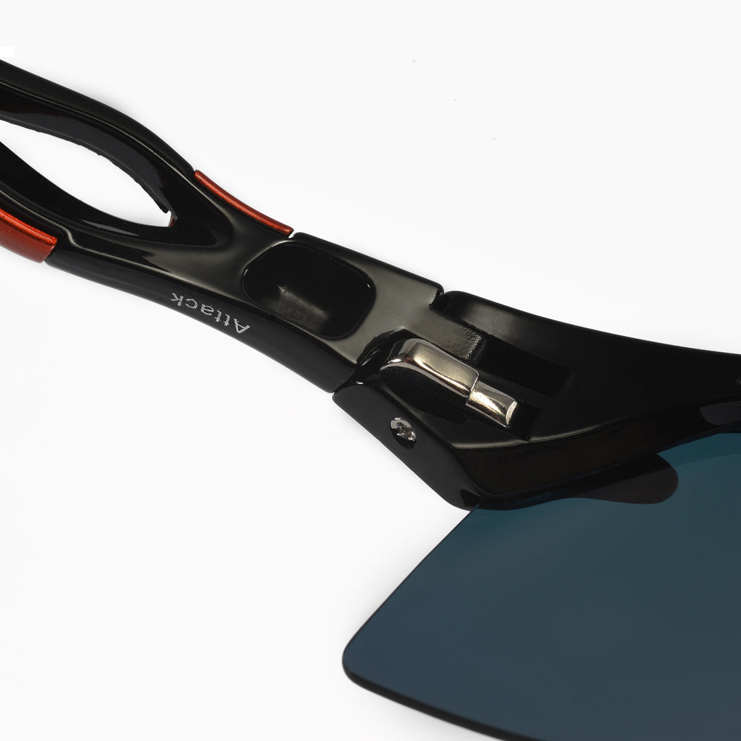 Walleva WSG002 Polarized Sport Sunglasses — Fire Red