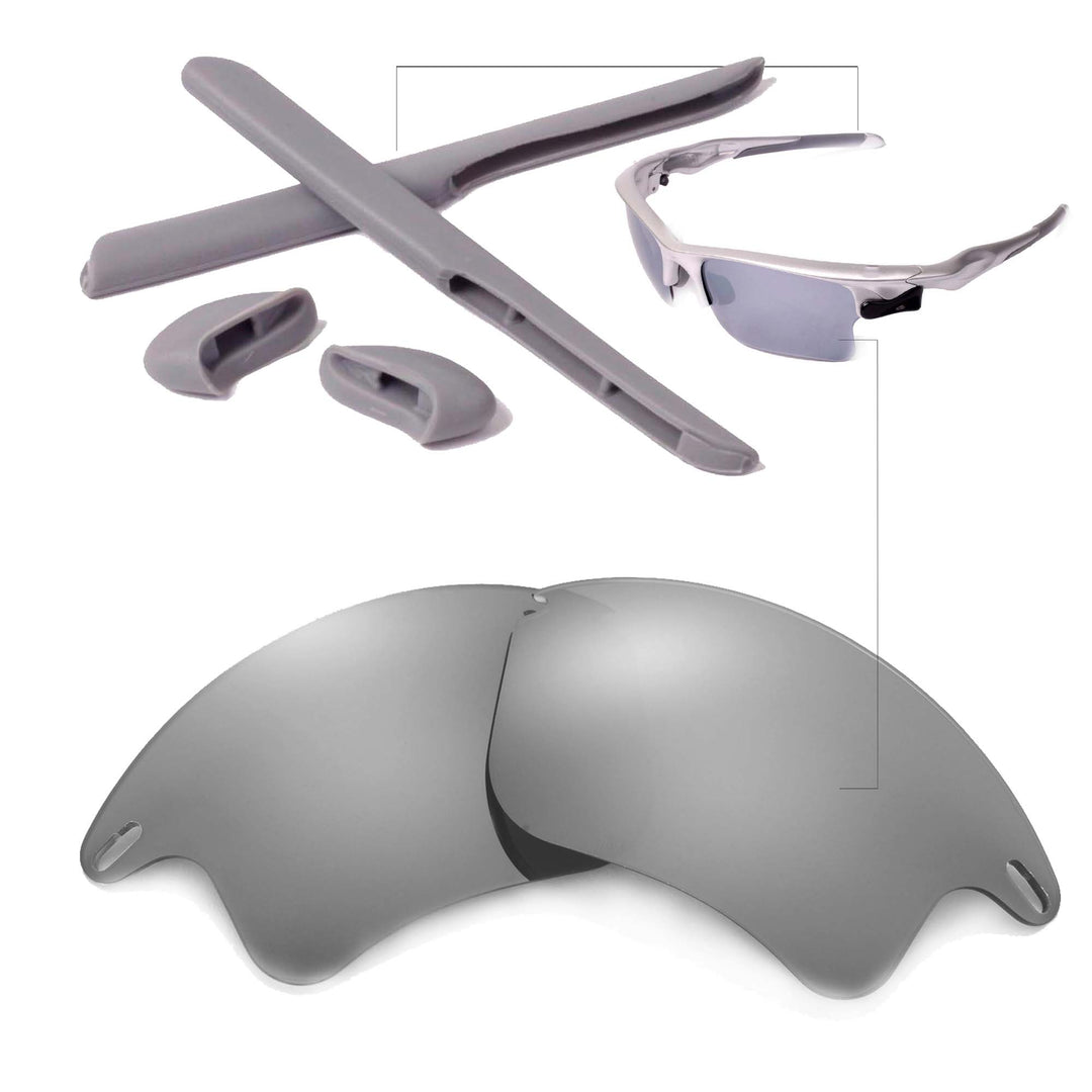 Titanium Non-Polarized + Rubber Kit