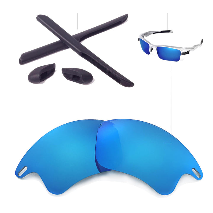 Ice Blue + Black Rubber Kit