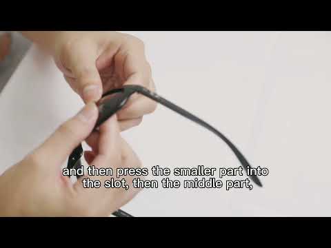 How to install Walleva Replacement Lenses for Ray-Ban RB4089 Balorama (62mm)