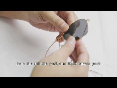 How to install Walleva Replacement Lenses for Ray-Ban RB3136 Caravan (58mm)