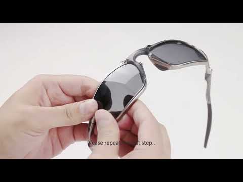 How to install Walleva Replacement Lenses for Oakley Badman (OO6020 Series)