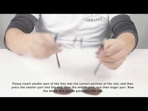 How to install Walleva Replacement Lenses for Oakley Drop In (OO9232 Series)