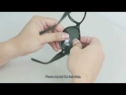 How to install Walleva Replacement Lenses for Maui Jim Nalani MJ295