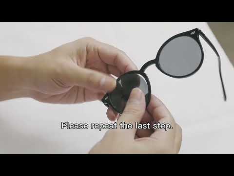How to install Walleva Replacement Lenses for Ray-Ban RB2180 (49mm)