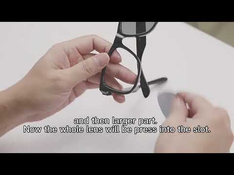 How to install Walleva Replacement Lenses for Ray-Ban RB4165 Justin (54mm)