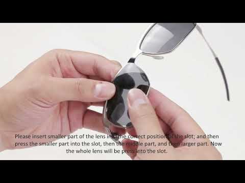 How to install Walleva Replacement Lenses for Oakley Tinfoil (OO4083 Series)