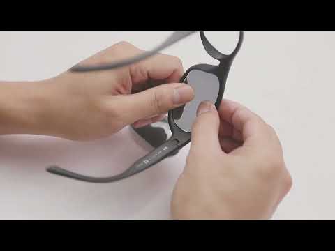 How to install Walleva Replacement Lenses for Ray-Ban RB4033 (60mm)