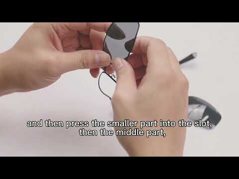 How to install Walleva Replacement Lenses for Ray-Ban RB3364 (62mm)