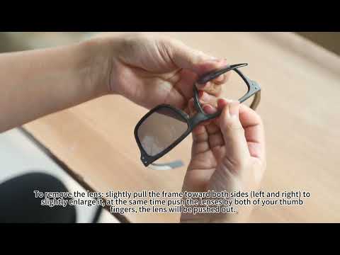 How to install Walleva Replacement Lenses for Oakley Holbrook Mix (OO9384 Series)