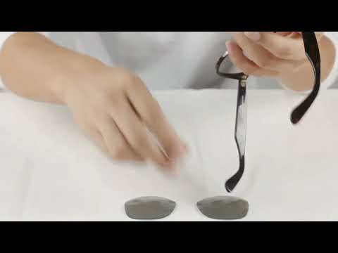 How to install Walleva Replacement Lenses for Ray-Ban Wayfarer RB2140 (50mm)