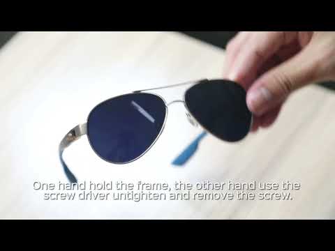 How to install Walleva Replacement Lenses for Costa Del Mar Loreto