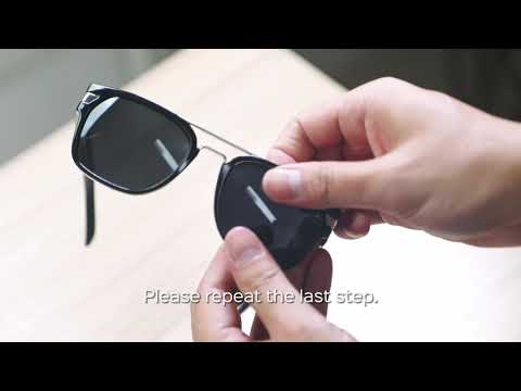 How to install Walleva Replacement Lenses for Donahugh Designer