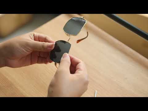 How to install Walleva Replacement Lenses for Ray-Ban RB1971 Square (54mm)