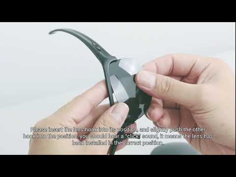How to install Walleva Replacement Lenses for Oakley Sliver Edge (OO9413 Series)