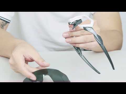How to install Walleva Replacement Lenses for Oakley Flight Jacket (OO9401 Series)