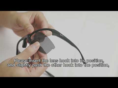 How to install Walleva Replacement Lenses for Ray-Ban RB4173 (62mm)