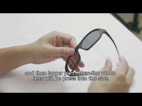 How to install Walleva Replacement Lenses for Ray-Ban RB2016 Daddy-O (59mm)
