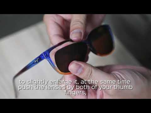 How to install Walleva Replacement Lenses for Maui Jim Honi