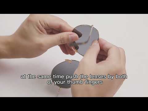 How to install Walleva Replacement Lenses for Ray-Ban RB3029 Outdoorsman II