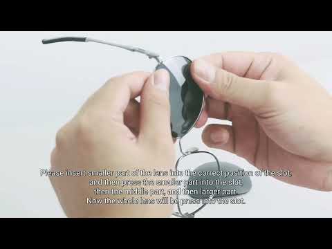 How to install Walleva Replacement Lenses for Oakley Elmont M (OO4119 Series, 58mm)