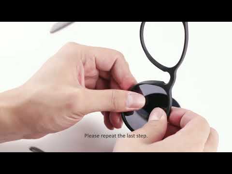 How to install Walleva Replacement Lenses for Ray-Ban Erika RB4171 (54mm)