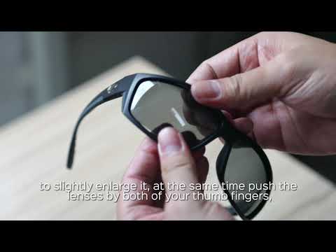 How to install Walleva Replacement Lenses for Costa Del Mar Saltbreak