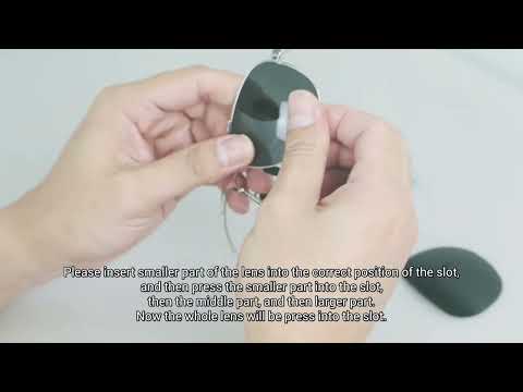 How to install Walleva Replacement Lenses for Maui Jim Guardrails