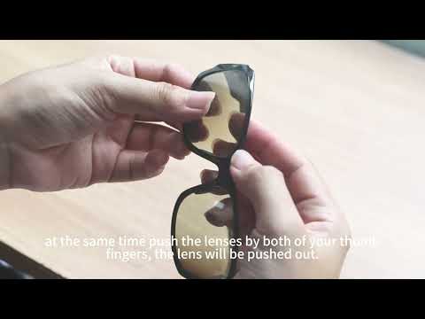 How to install Walleva Replacement Lenses for Maui Jim Bamboo Forest