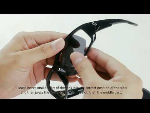 How to install Walleva Replacement Lenses for Spy Optic Dirty MO