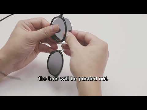 How to install Walleva Replacement Lenses for Ray-Ban RB2447 (52mm)