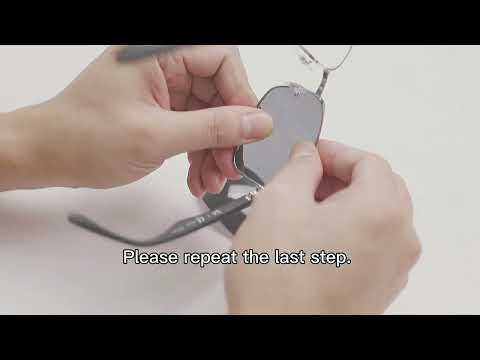 How to install Walleva Replacement Lenses for Ray-Ban RB3478 (60mm)