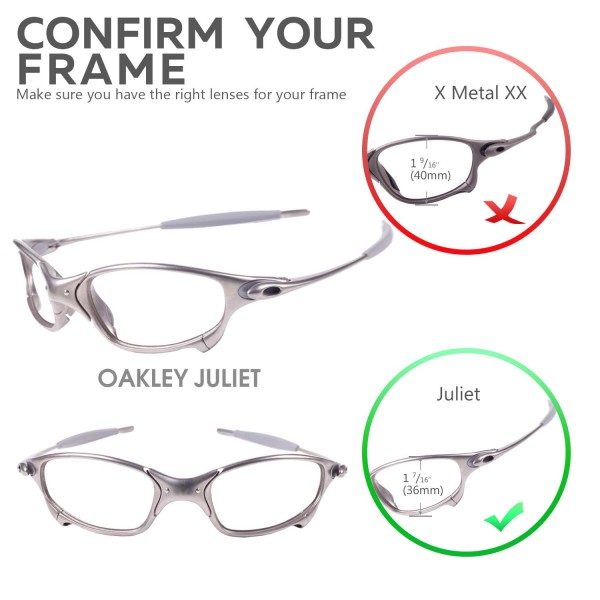 Oakley Juliet X Metal Fire Polarized lens for sale online