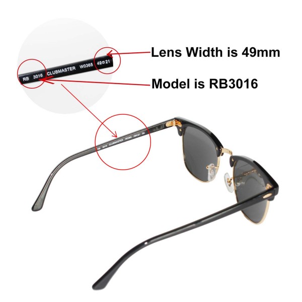 replacement lenses ray ban clubmaster