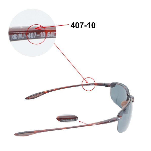 New Walleva Black Polarized Replacement Lenses For Maui Jim Ho'okipa  Sunglasses