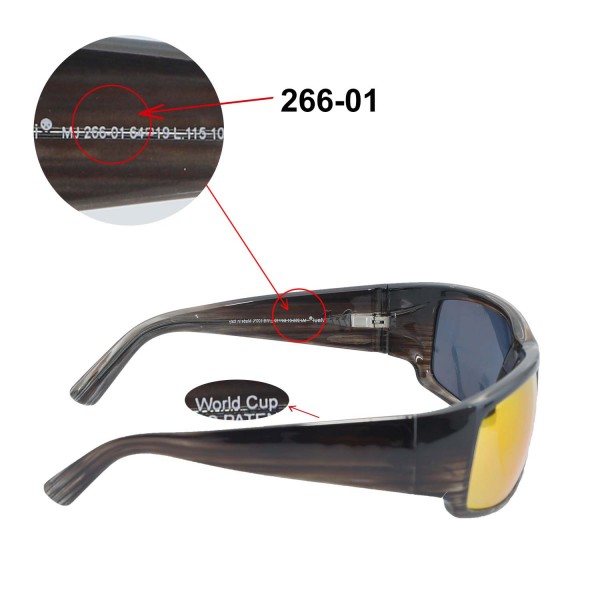 Walleva Polarized Black Replacement Lenses For Maui Jim World Cup Sunglasses 