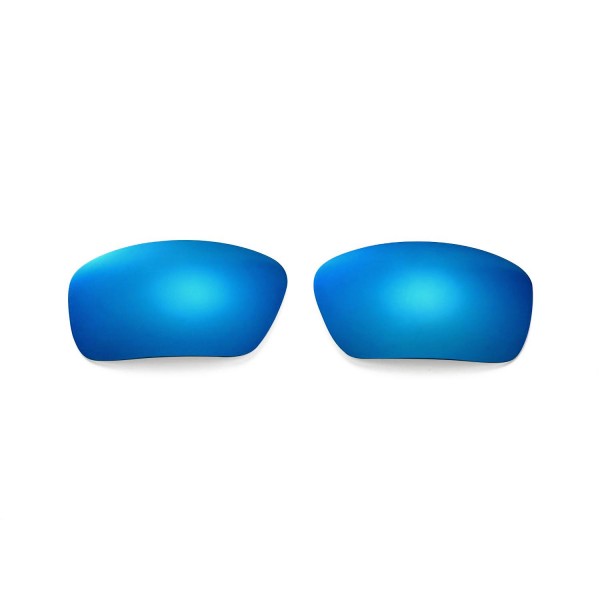 Walleva Ice Blue Polarized Replacement Lenses for Oakley Badman OO6020 Series Sunglasses