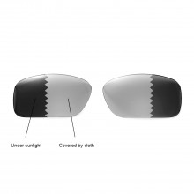 Walleva Polarized Transition/Replacement Lenses For Oakley Crankcase (OO9165 Series) Sunglasses