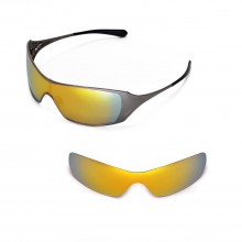 New Walleva Polarized 24K Gold Replacement Lenses for Oakley Dart Sunglasses