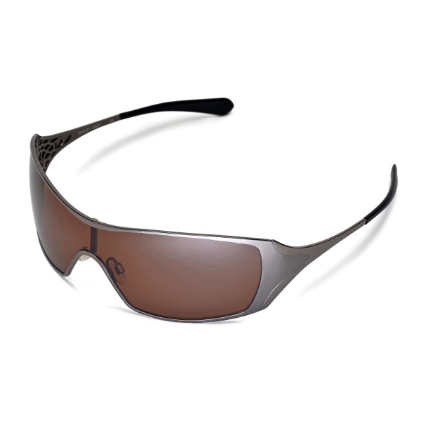 Walleva Brown Polarized Replacement Lenses for Oakley Flak Beta