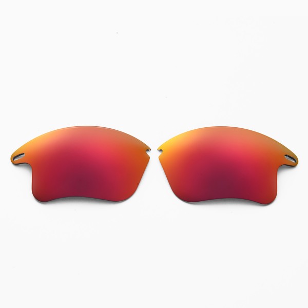 Walleva Replacement Lenses for Oakley Fast Jacket XL Sunglasses - Multiple  Options Available (Fire Red Mirror Coated - Polarized)