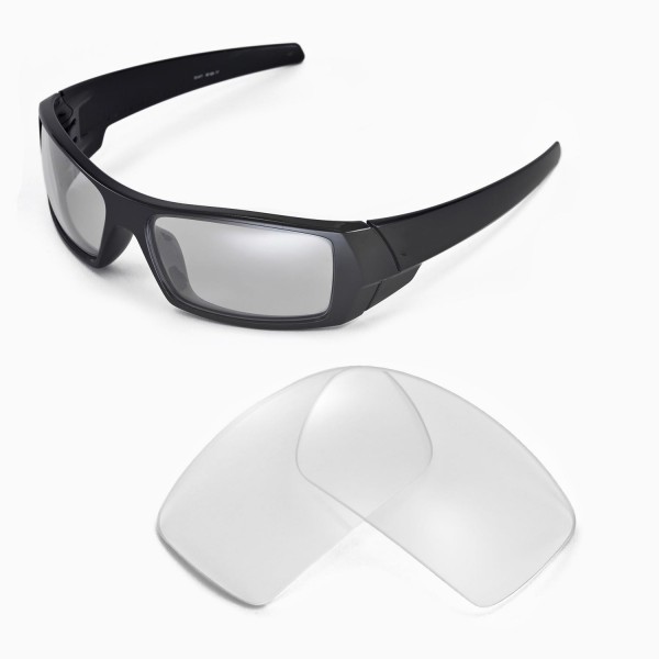 Walleva Clear Replacement Lenses for Oakley Gascan Sunglasses