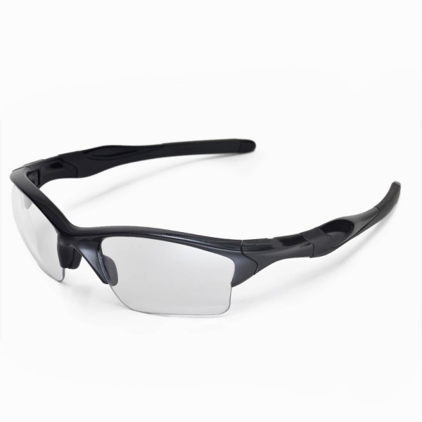 Walleva Clear Replacement Lenses for Oakley Half Jacket  XL Sunglasses