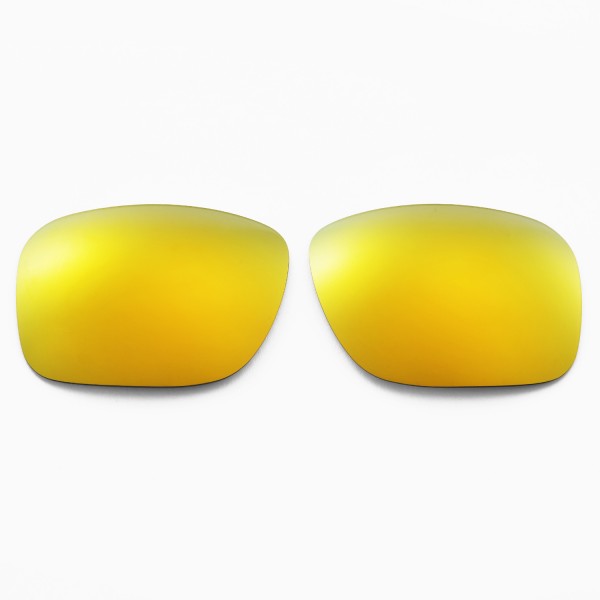 Walleva 24K Gold Polarized Vented Replacement Lenses for Oakley